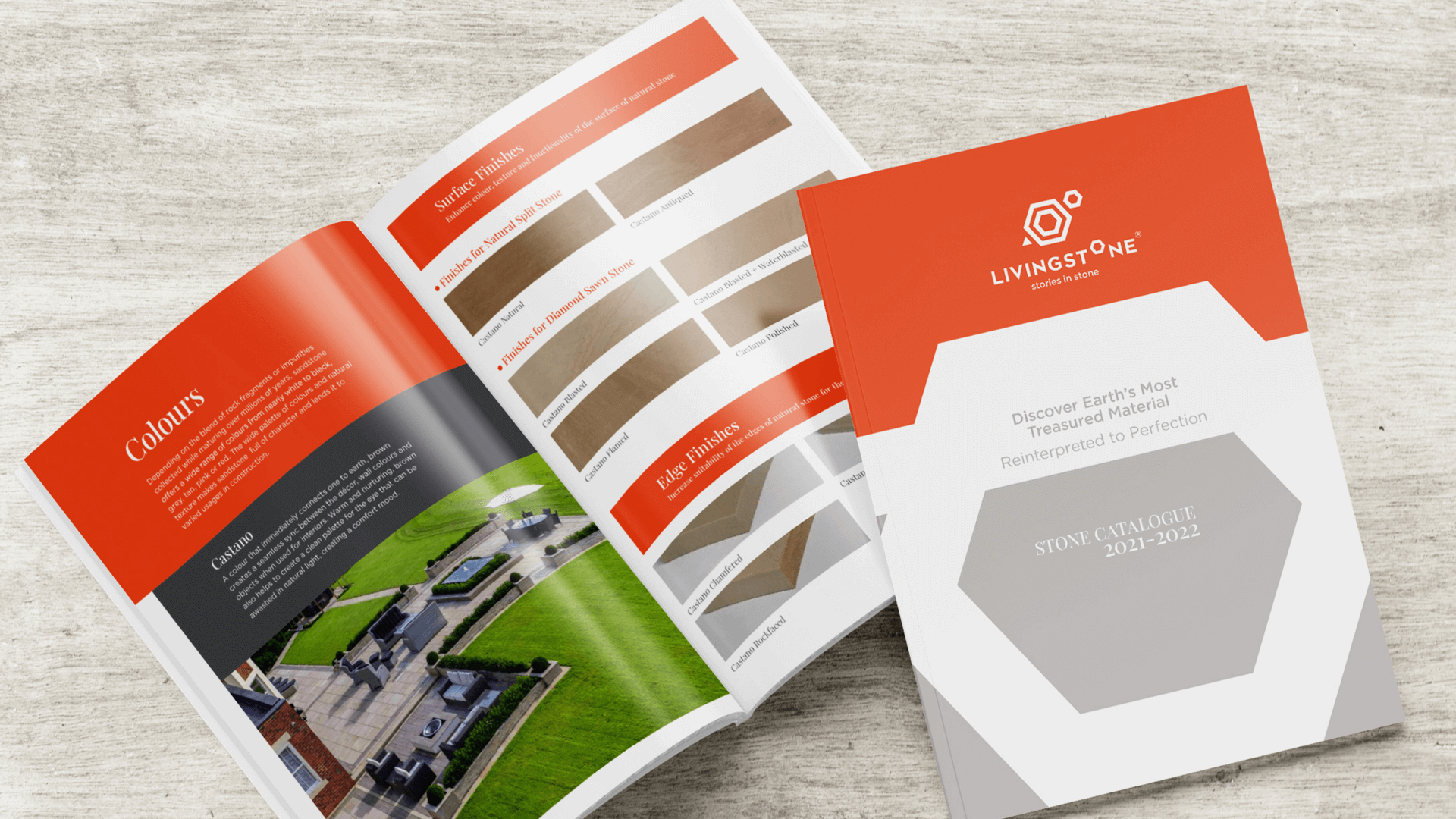 6. Home & Decor – Living stone – collateral