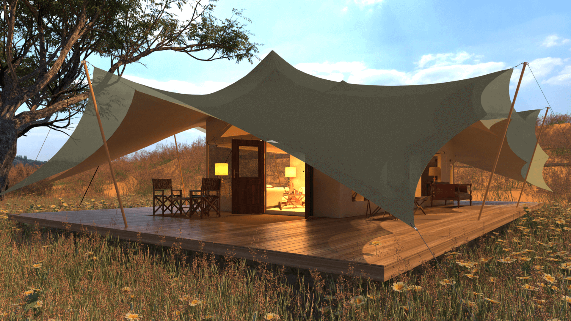 1. Travel & Leisure – Range Chalets, Abuja – space
