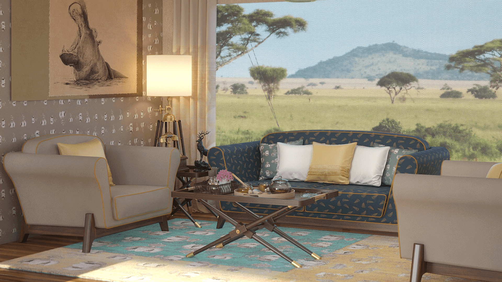 3. Travel & Leisure – Range Chalets, Abuja – space