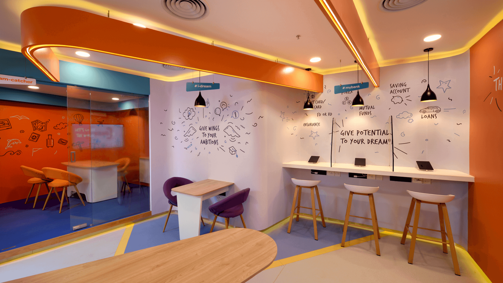 4. Banking & Finance – ICICI Mine Branch – space
